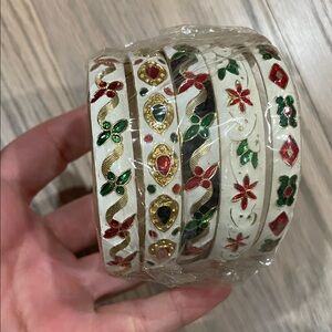 Elegant Multicolor Bangle Set
